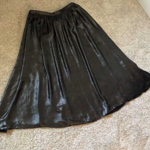 Zara metallic color midi skirt - Picture 3 of 9